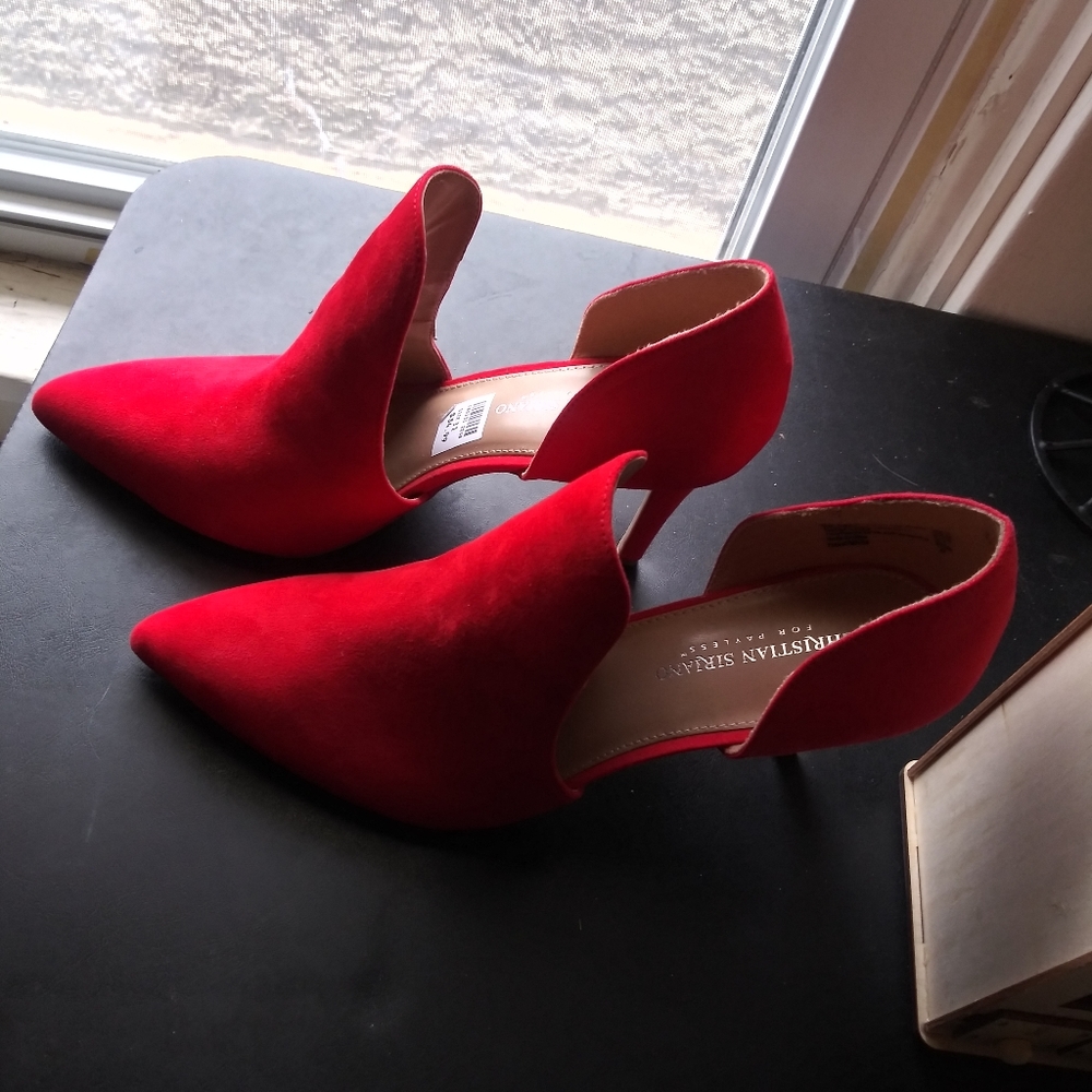 Size 11 Sexy Red Heels by Christian Siriano